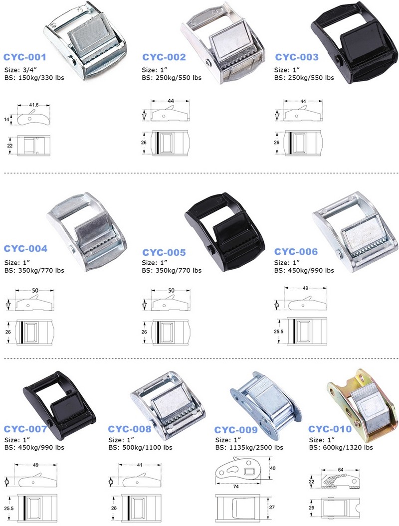 cam buckles 11