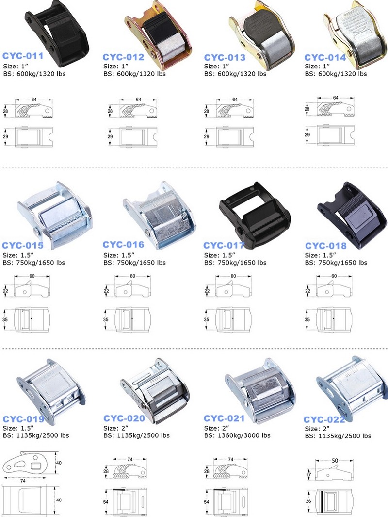cam buckles 12