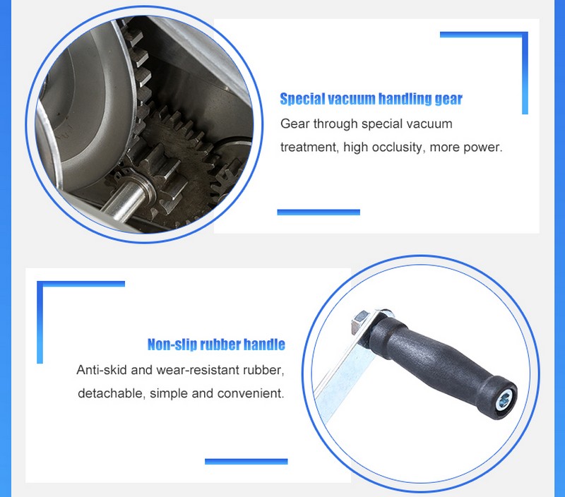 manual hand winch 14