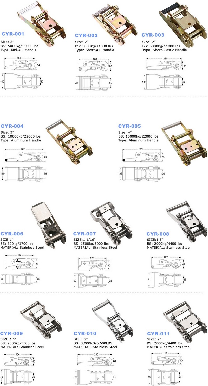ratchet buckles 10