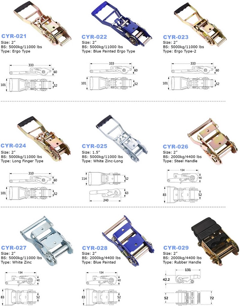 ratchet buckles 12