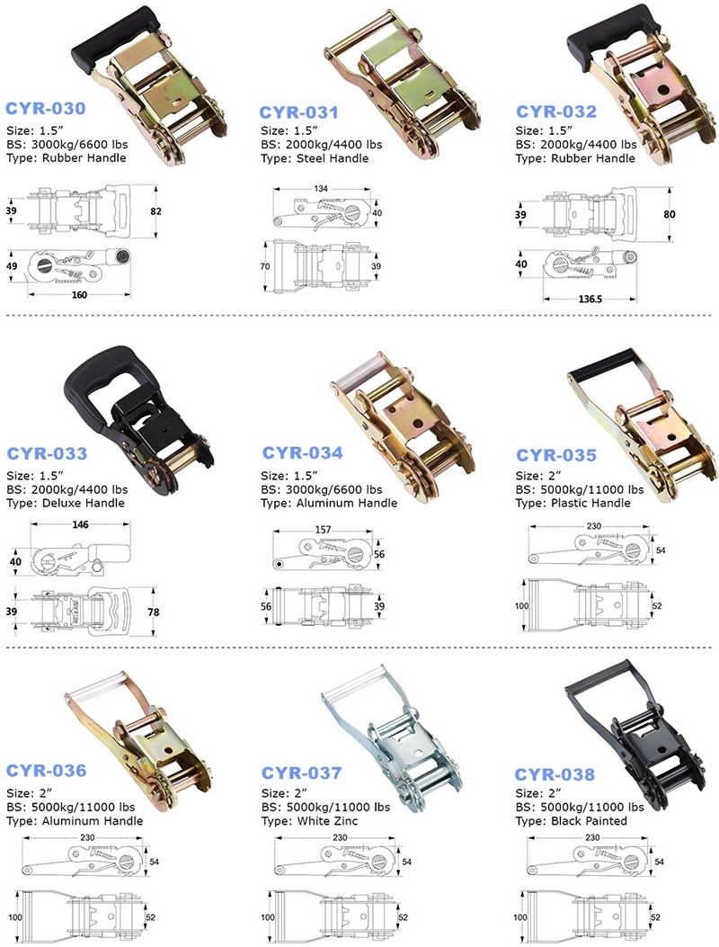 ratchet buckles 13