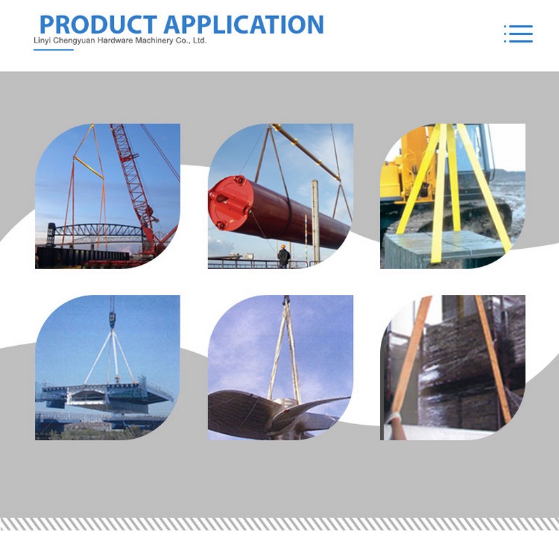 double ply flat webbing lifting sling 7